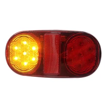 1 пара 12 В светодиодный задний светильник s тормозной светильник стоп-индикатор лампа с номерным знаком светильник для грузовика прицепа лодки Авто продукт