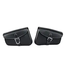 Partol Black font b Motorcycle b font Solo Saddle font b Bags b font PU Leather