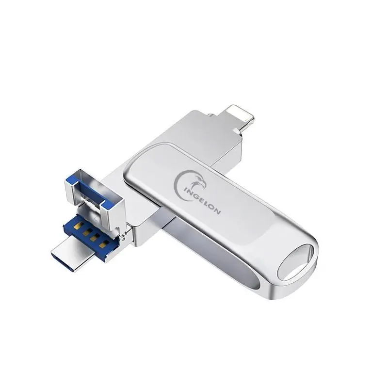 usb флешка флешки 32 gb USB 3 0 flash bellek 128 GB 3in1 memoria animado 16 диск на ключ U диска для iphone гб|USB