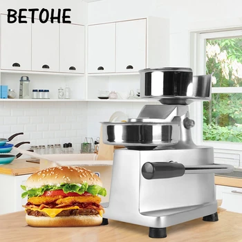 

Hamburger Press 10cm 13cm Diameter Manual Patty Maker Stainless Steel Base with 500PCS Oil Paper