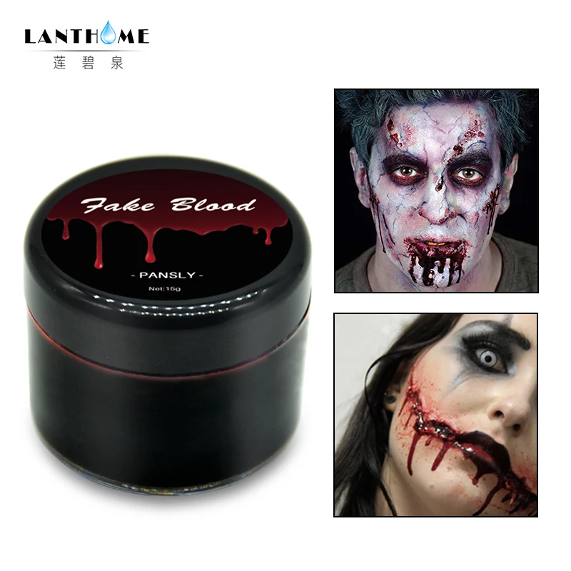 

DIY Cos Halloween Makeup Ultra-realistic Fake Blood Face Paint Simulation Of Human Vampire on Props Festival Party Supplies