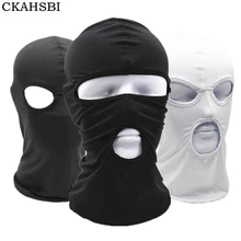 CKAHSBI маска туристическая полный уход за лицом шеи маски для спорта на открытом воздухе велосипедные маски ветрозащитные хлопковые отверстия черные ниндзя Головные уборы для верховой езды