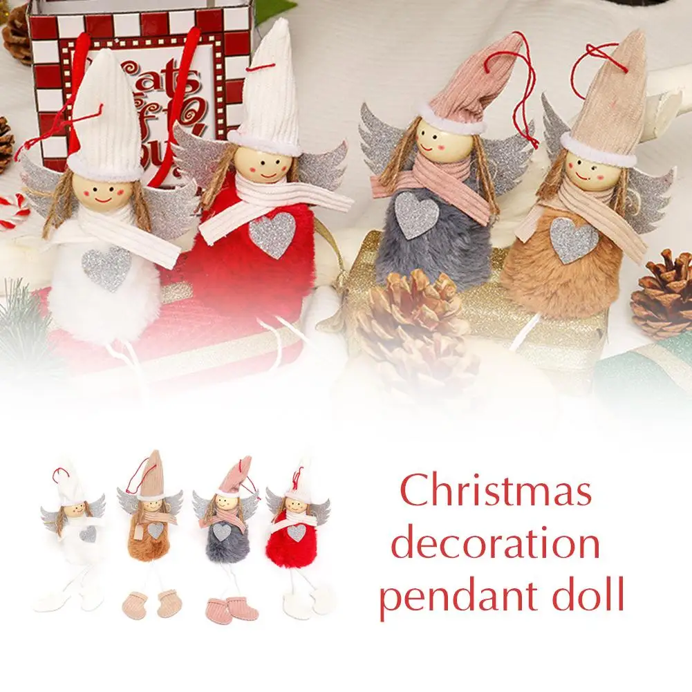 Милый ангел, рождественская елка, орнамент, рождественские подвесные кулоны-куклы, Рождественское украшение для дома, праздника, детские игрушки, подарки