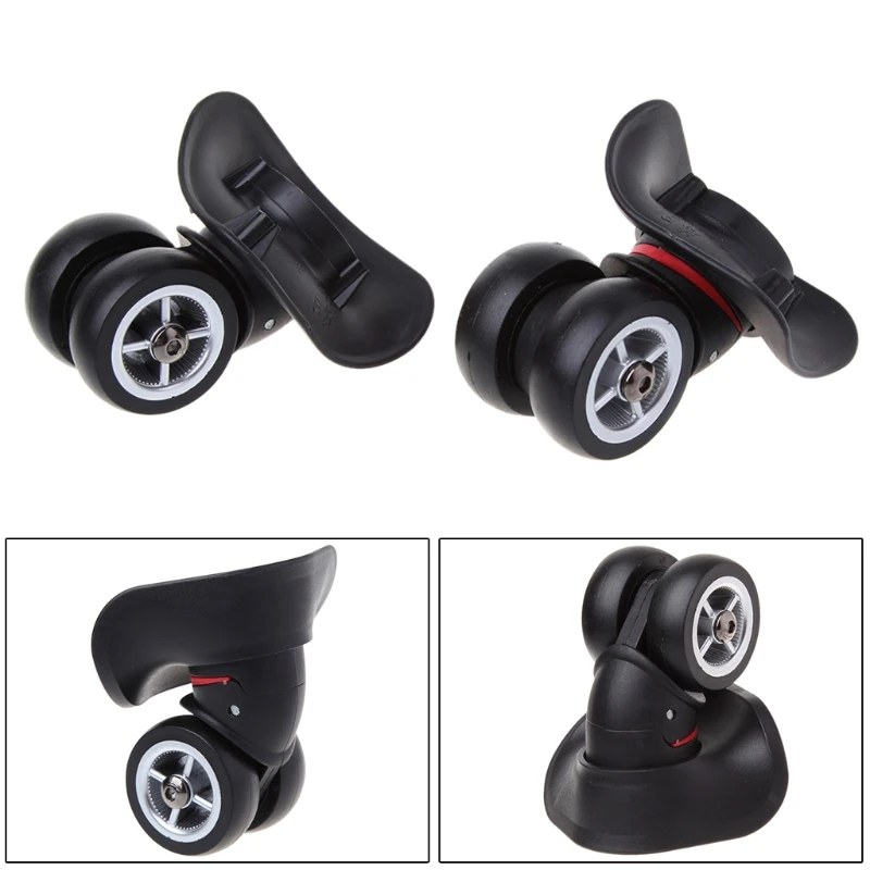 

1 Pairs Suitcase replacement luggage wheels Universal 360 degree Trolley Wheel