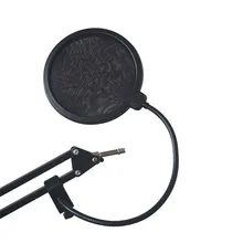 YALI Micrófono Viento Máscara Screen Pop Filtro Shield Flexible Cubierta BOP Micrófono Micrófono de Condensador Profesional para su Difusión Registro