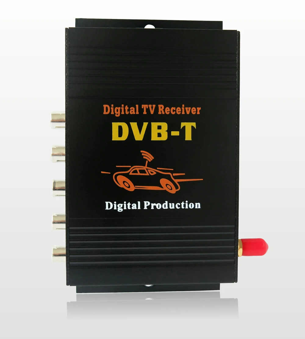 Цифровой автомобильный тв тюнер Krando HD 1080P DVB T с одной антенной ТВ