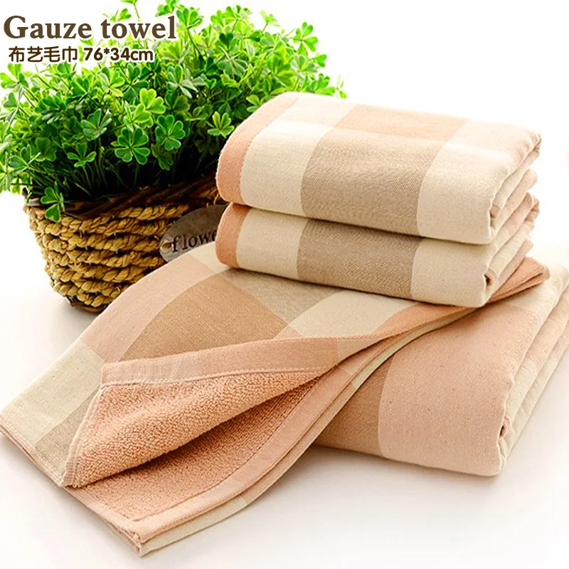 

Innovative gauze towel Daily gauze towel bath towel suit Quality assurance of cotton wool gauze Hotel towels