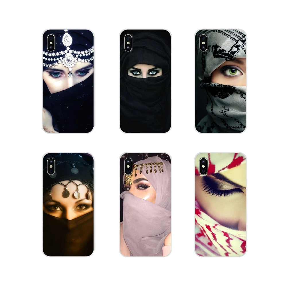 Аксессуары Чехлы для телефона Motorola Moto X4 E4 E5 G5 G5S G6 Z Z2 Z3 G3 G2 C Play Plus Arab Woman With Niqab Face Eye |