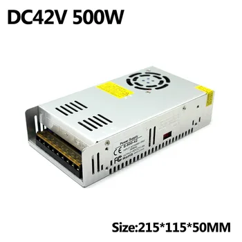 

New model 42V 11.9A 500W Switching power supply Driver For LED Light Strip Display AC100-240V Factory Supplier Free shipping