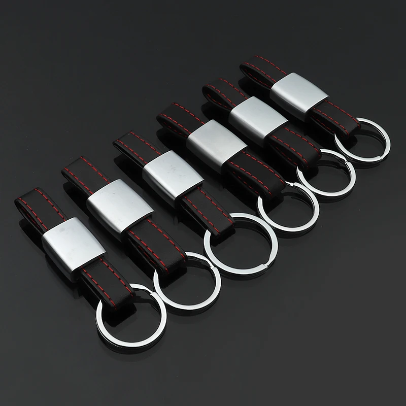 

16pcs Leather Car Keychain Ring for Audi A6 C6 A3 A1 B6 A4 B8 A5 A7 A8 TT Sline Q5 Q7 S4 S5 S6 S7 S8 Car Styling Car Accessories