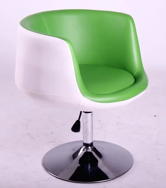 Европейский Стиль Досуг стул бар красивое кресло диван стул домашний компьютерный стул - Цвет: Outer white green