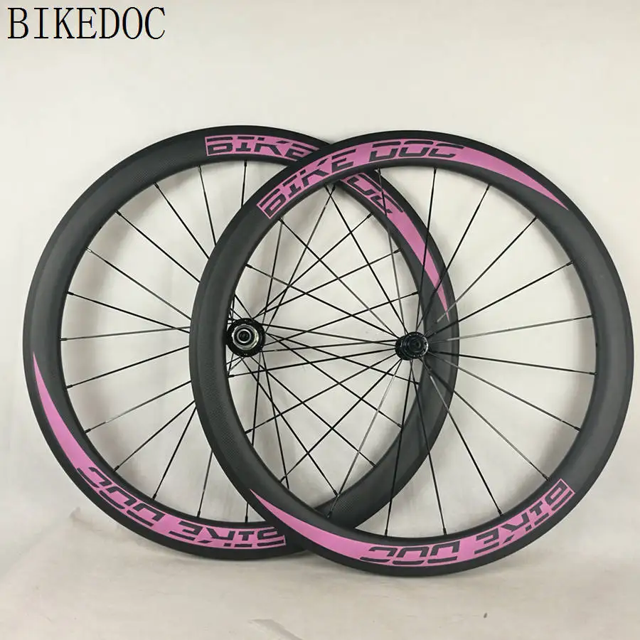 Велосипедные колеса BIKEDOC 700C 50 мм U образная ширина 25 клинчерная покрышка
