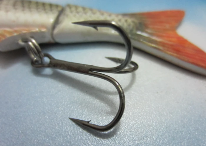 Multi-jointed Bass Pike Fishing Lure Crank Bait Swimbait Life-like Shad Minnow.