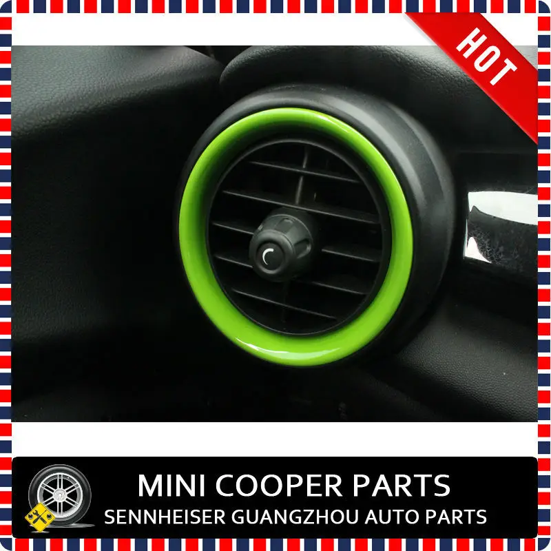 Фирменная Новинка ABS Пластик с защитой от ультрафиолетового излучения, внутренние кольца стиль Mini Ray чистый зеленый цвет для Mini Cooper F56(11 шт./компл