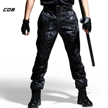 CQB Outdoor Sports Tactical Military Men's Camouflage Pants for Camping Hiking Scratch Resistant Wear-resistant Overall Trousers