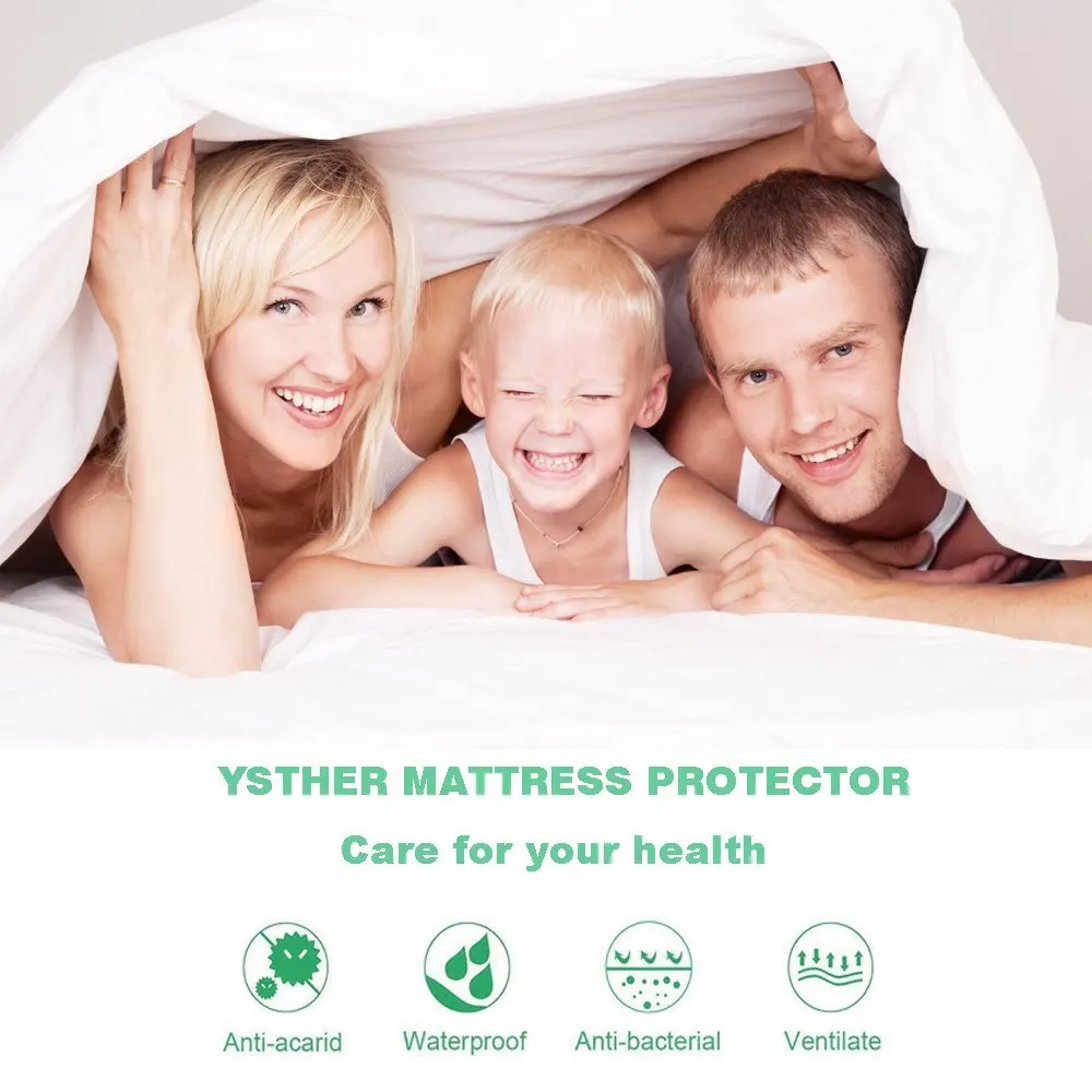IRoyal 200X200CM100% хлопок махровый матрас эластичный простынь водонепроницаемый чехол
