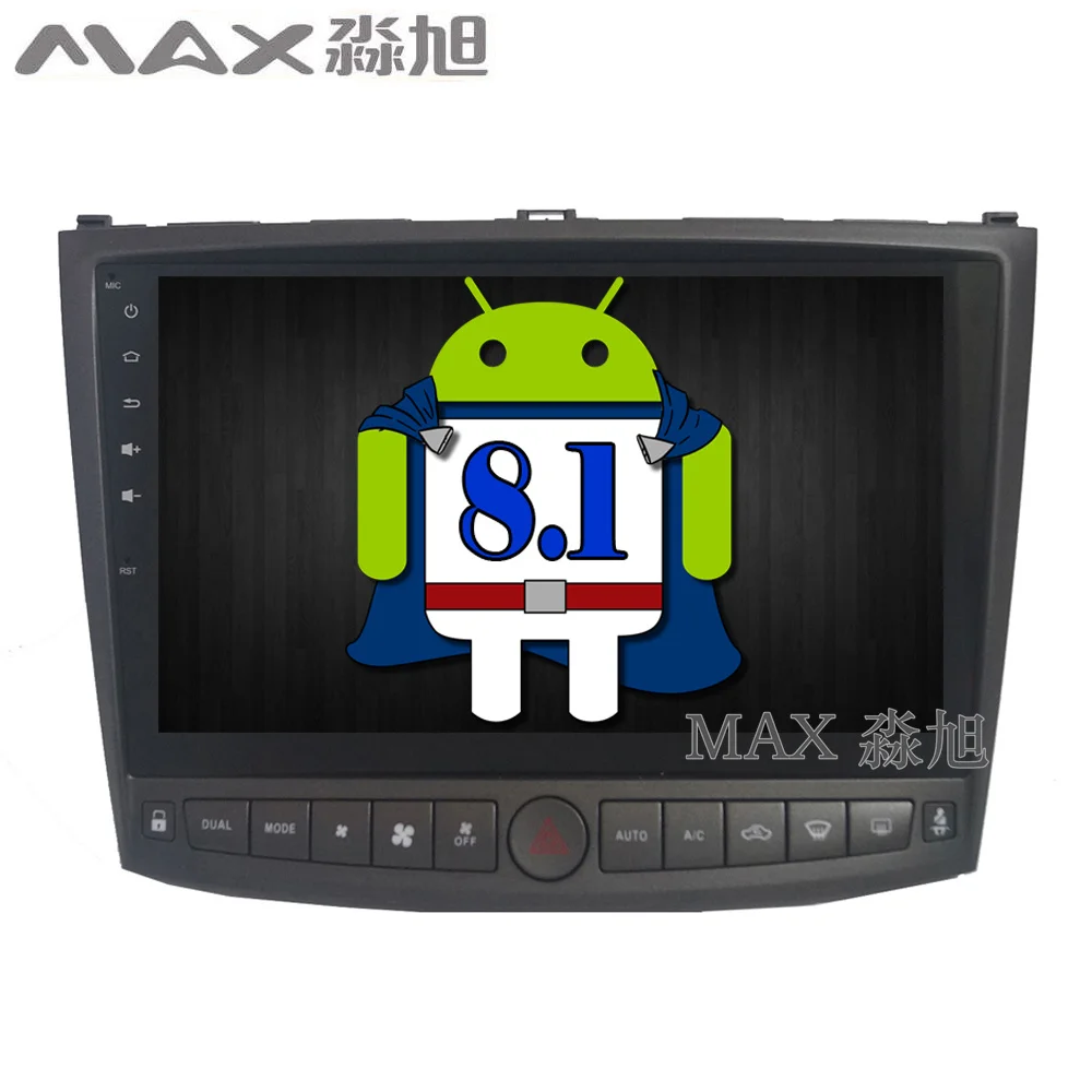 Clearance MAX HD Android 8.1 Car DVD Player for Lexus IS250 2006 2007 2008 2009 2010 2011 Car Radio RDS Bluetooth 4G WiFi SWC GPS free map 0