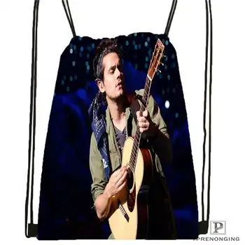 

Custom john-mayer- Drawstring Backpack Bag Cute Daypack Kids Satchel (Black Back) 31x40cm#180611-03-125