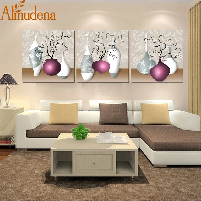 ALMUDENA Ungerahmt Leinwand Küche Bilder Modulare Blume Wandkunst ... ALMUDENA Ungerahmt Leinwand Küche Bilder Modulare Blume Wandkunst ...