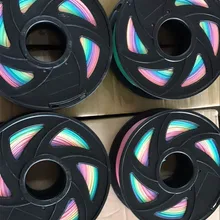 3D расходных материалов для печати 1,75 мм PLA градиентные цвета радуги для каждого мотка есть 10 видов цветов Polychroma 1 кг