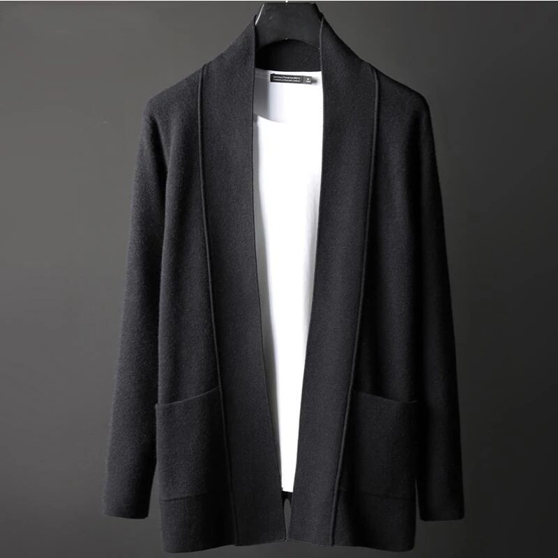 

2018 Men Fashion Brand Autumn And Winter Korea Style Slim Fit Thin Knitting Sweater Male Casual Cardigan Handsome Sweater Cloth