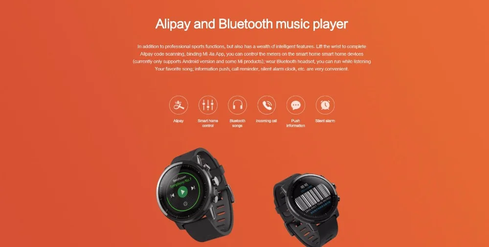 ORIGINAL XIAOMI HUAMI AMAZFIT STRATOS SMART SPORTS WATCH 2 VERSION 2 8