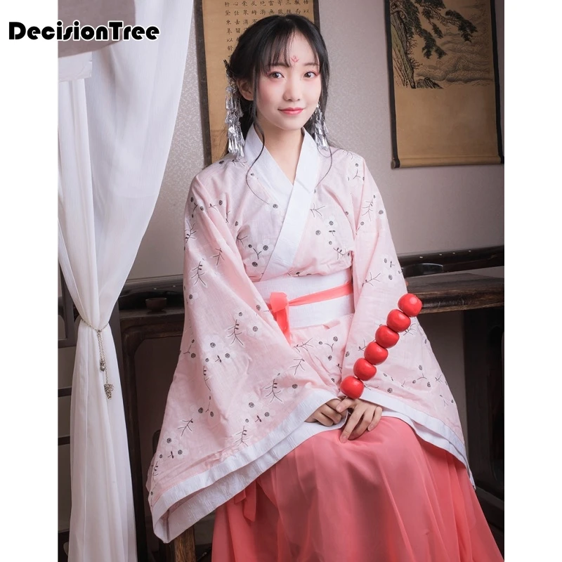 Традиционная одежда hanfu для косплея, женское платье императрицы древней династии Тан, красный, белый, желтый, для женщин, Древний китайский