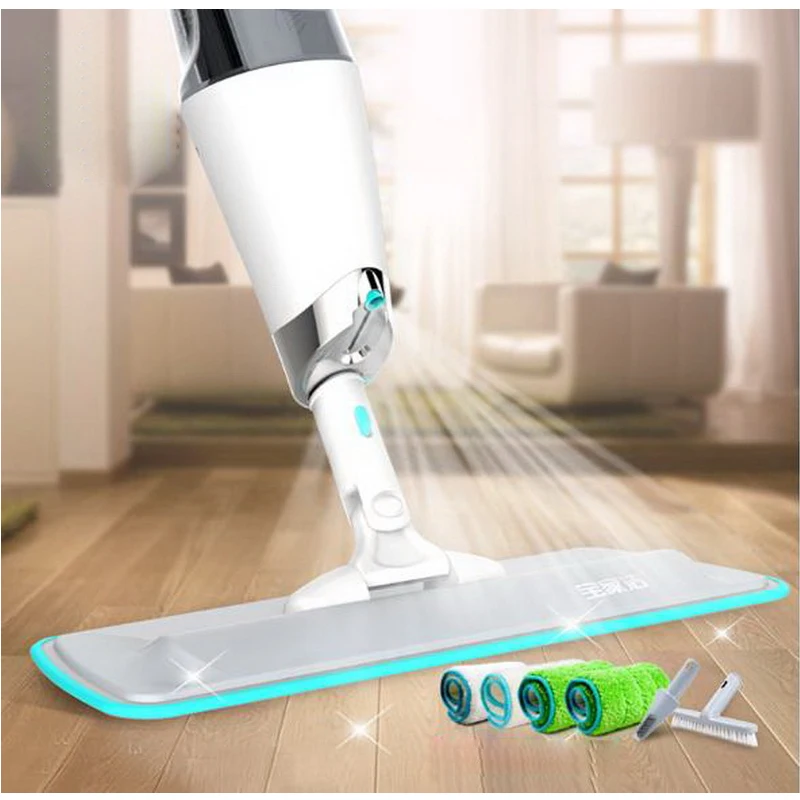 130205/Spray spray mops/Sponge handle/360 degrees can be rotated/Household flat mops/Hand wash lazy mop/