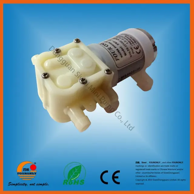 SWP 1218 series low noise FDA quality CE and RoHS approved DC 12V / 24V