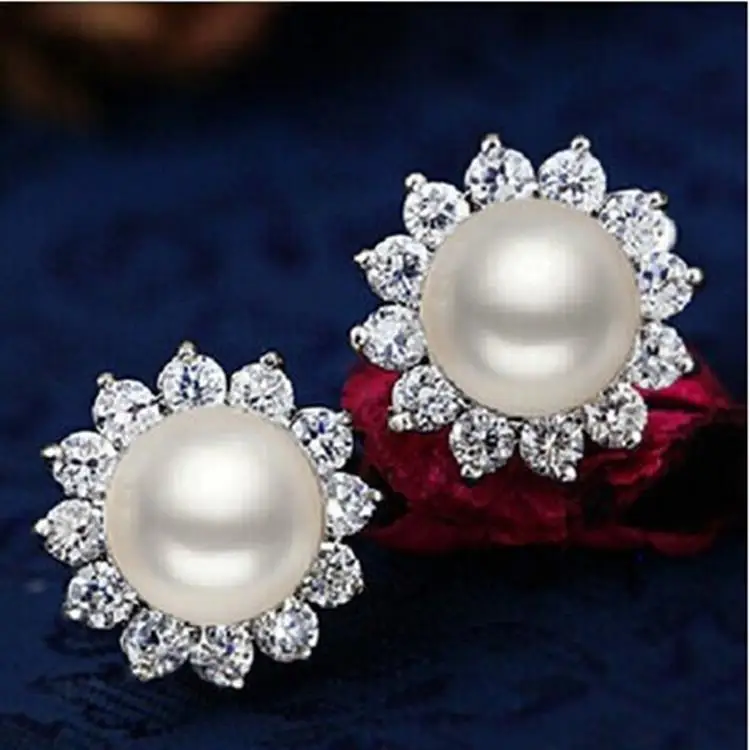 Detail Feedback Questions About 925 Silver Real Natural Genuine Detail Feedback Questions About 925 Silver Real Natural Genuine Freshwater Pearl Earrings Are Women Send Mom Price Shipping A Special Offer On
