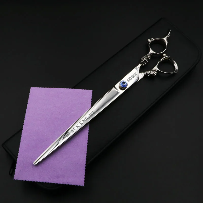 Lidar com Salão de Beleza Tesouras do Cabelo Polegada Profissional Cabeleireiro Tesoura Personalidade Safira Dragão Barbeiro Dedicado 9 8 9 polegada profissional cabeleireiro tesoura personalidade safira