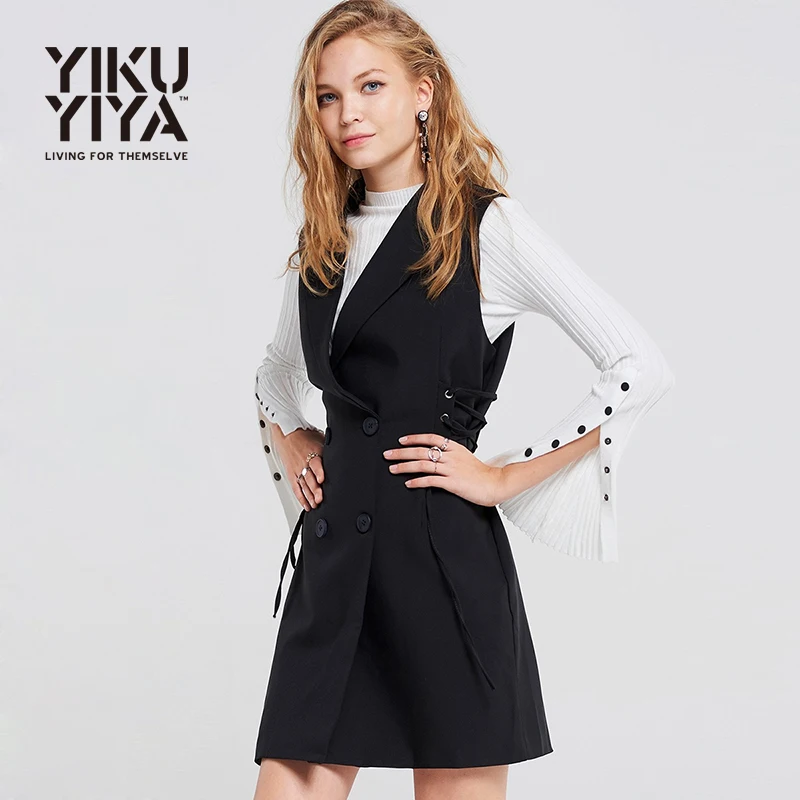 YIKUYIYA новые модные однотонные черный ПР Для женщин Long Line Пальто для будущих мам