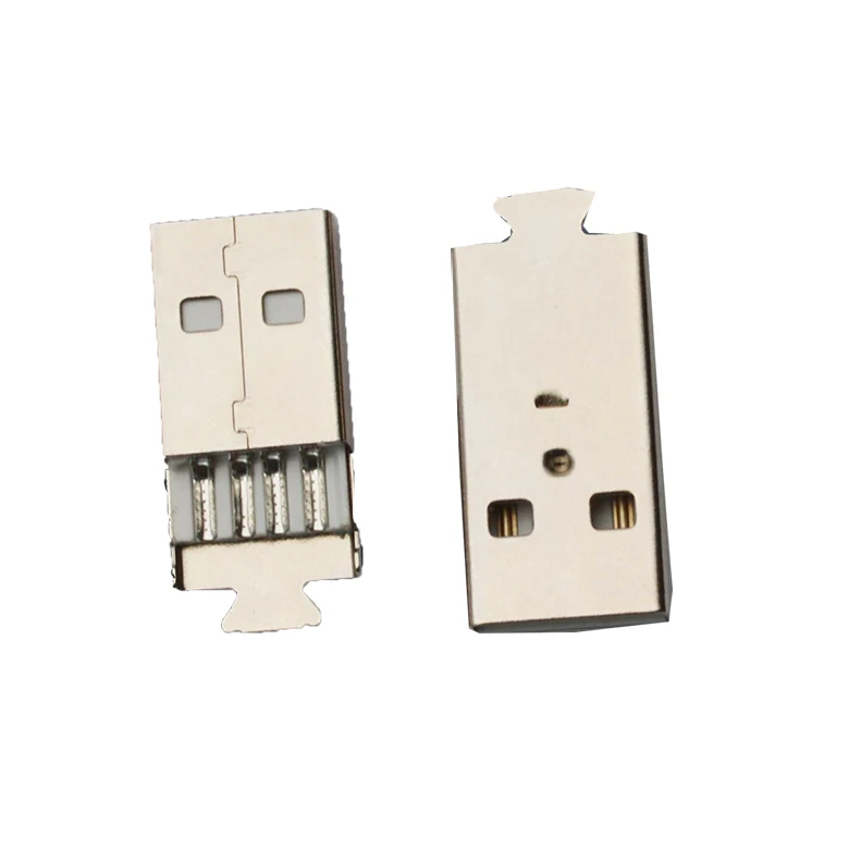 USB-A male High Current USB Plug Connector Original USB Plug Straight body Type USB PCB Connector Plug 2000PCS                   (1)