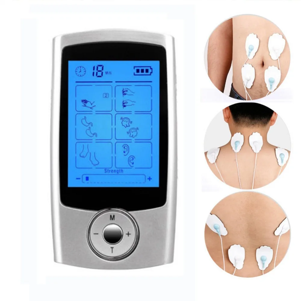 16 Mode Tens Unit Digital Machine Electronic Pulse Massager Muscle