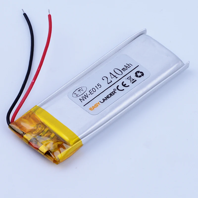 3,7 V 240mAh Сменный литий-полимерный литий-ионный аккумулятор для sony Walkman nw-e015f NW-E016F E026F E025F E013F MP3 bluetooth-гарнитура