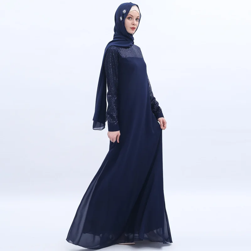 Модное мусульманское платье абайя мусульманская одежда для женщин Малайзийский джилбаб джеллаба халат мусульман турецкий баджу кимоно кафтан туника