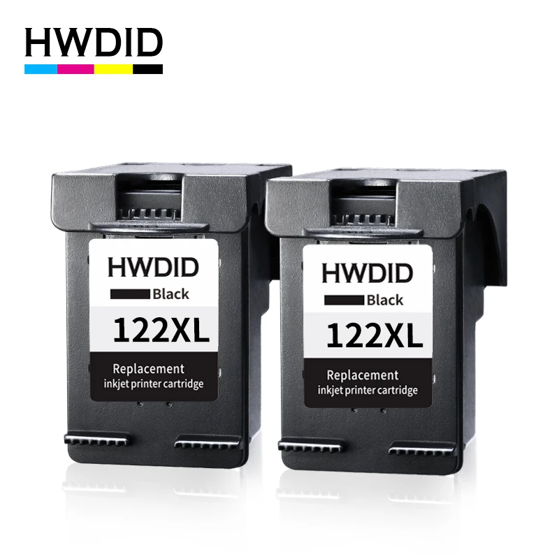 HWDID 122XL черный заправленный картридж Замена для HP 122 XL Deskjet 1000 1050 1050A 2000 2050 2050A 2540 3000