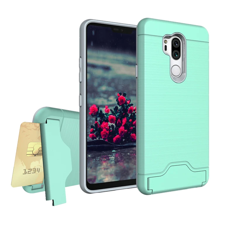 Противоударный чехол из ТПУ и поликарбоната для Lg G7 ThinQ G710 С двойной защитой