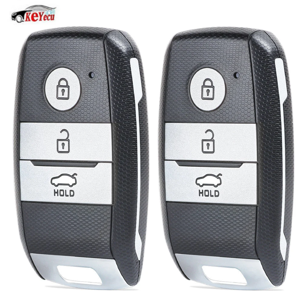 

KEYECU 2 Pcs Smart Replacement Remote Car Key Fob 433MHz ID46 Chip for Kia Optima Sportage 2014-2016 Genuine Part NO:95440-3W600