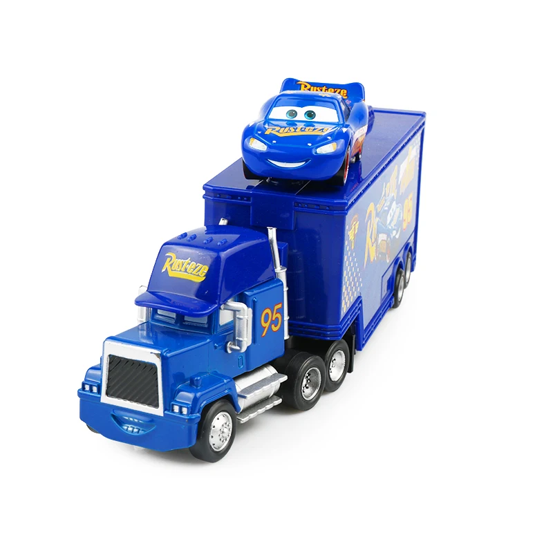 Disney-Pixar-Cars-3-2pcs-Fabulous-Lightning-McQueen-Uncle-Container-Truck-1-55-Diecast-Alloy-Model (4)