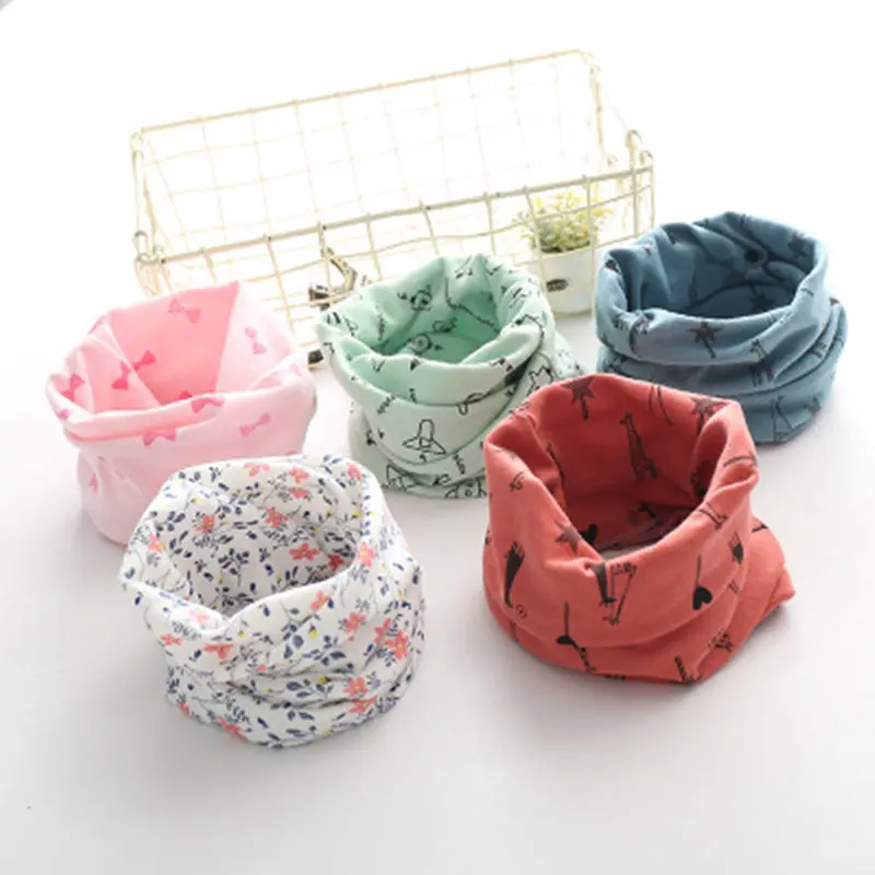 

Japanese Kawaii Children's Scarf LIC Cute Cartoon Autumn Ring Scarves Boys Girls Winter Warm Snud For A Boy Cachecol Lics Scarf