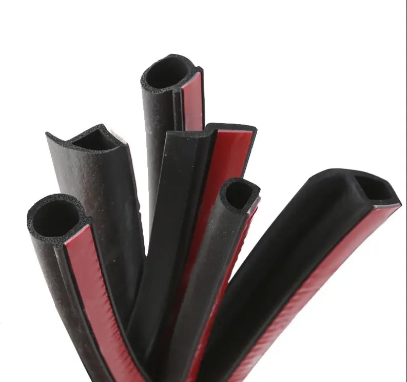 

4 m Automotive Self-Adhesive Car Door rubber Sealing Strip Noise Isolation Anti-dust Soundproof Car Rubber Seal