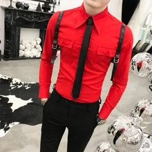 Новое поступление, Осенние повседневные деловые мужские рубашки, роскошные повседневные высококачественные мужские рубашки с длинным рукавом