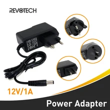 Светодиодные полосы фонари AC 100-240 В к DC 12 В 1A EU/US/UK/AU подключите AC DC Адаптеры питания Зарядное устройство видеонаблюдения Питание адаптер