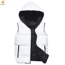 ZYMFOX Running Vest Men Hoodie Sleeveless Jacket,Fitness Sport Coat,Male Hooded Autumn Vests Men Home Outdoor Winter Wearing