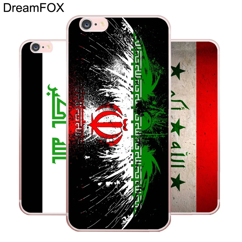 DREAMFOX L341 Iraq Flag Soft TPU Silicone Case Cover For Apple iPhone XR XS Max 8 X 7 6 6S Plus