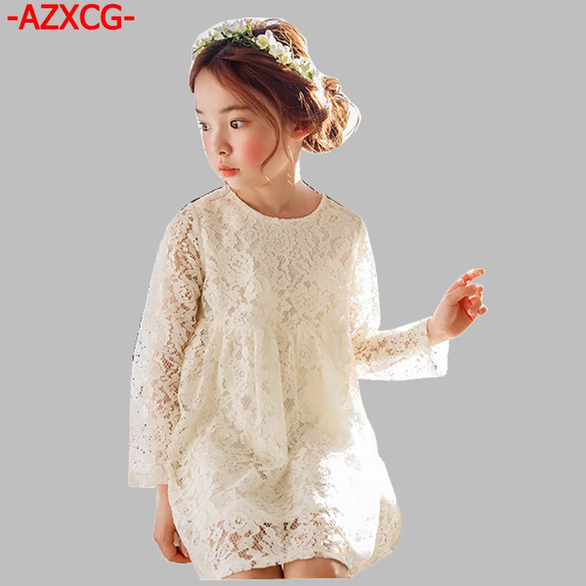 

For 3-12Years Girls Princess Dress 2017 Brand New Baby Girls Long Sleeve Dresses Children Dress Kids Christmas Clothes Vestidos