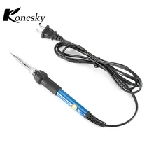 Konesky электрические приборы 60 Вт 85-265 в Электрический паяльник Регулируемый инструмент для ремонта температуры с вилкой США/ЕС