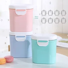 New Baby Milk Powder Container Infant Formula Dispenser Portable Stackable Snacks Storage Box