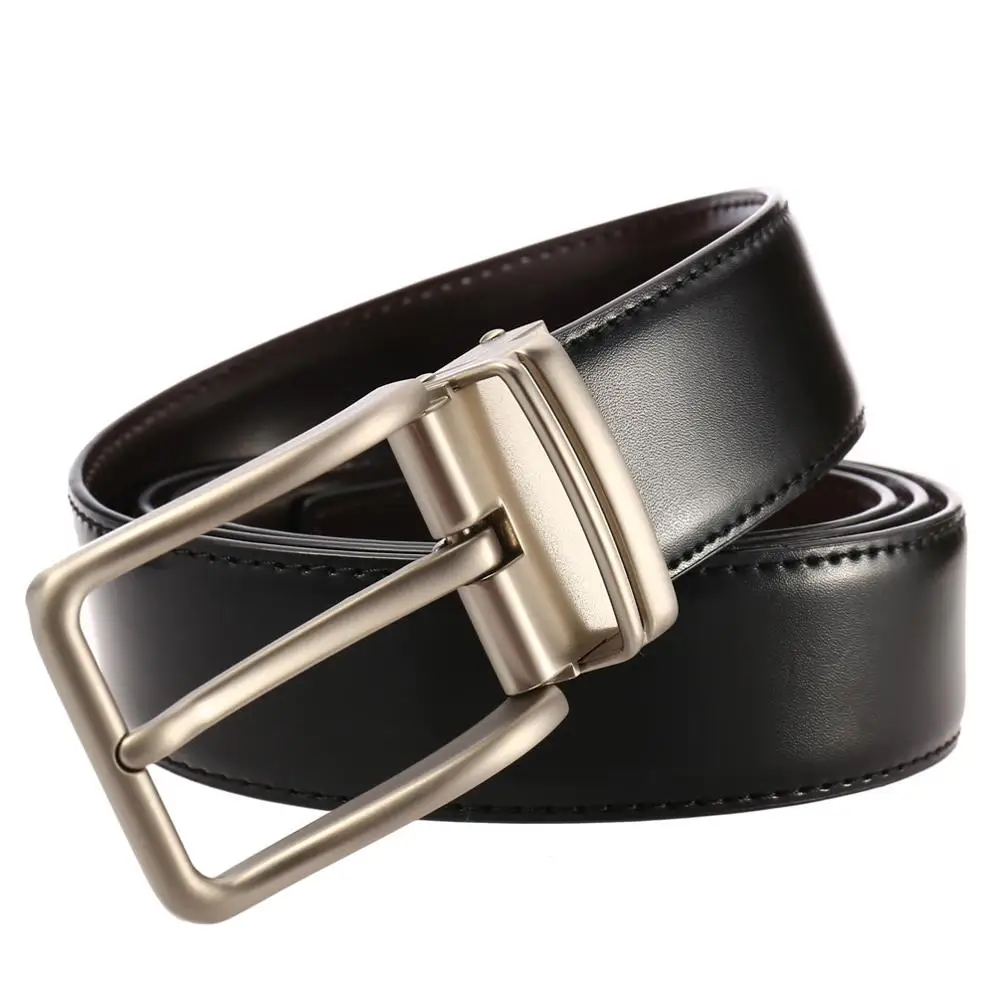 

Trending Leather Belt Pin Buckle Retro Men Belt for Men Cow Genuine Leather Waist Strap Designer Belts Male Ceinture Homme